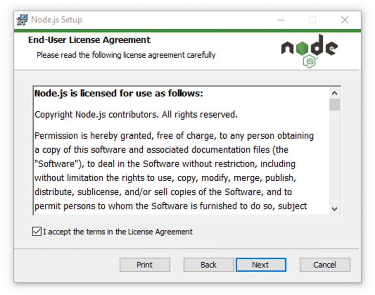 Node.js Installer